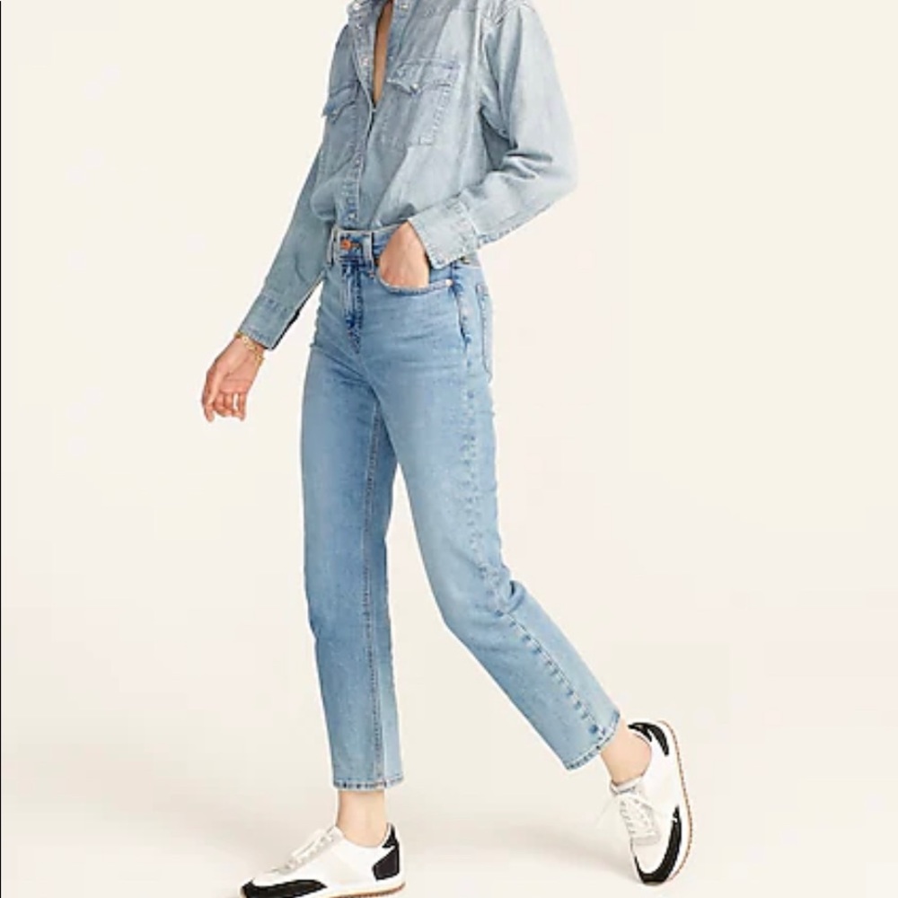 J. Crew Classic Straight High Waist Jeans - Size 27